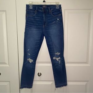 Abercrombie high rise skinny ankle 28s